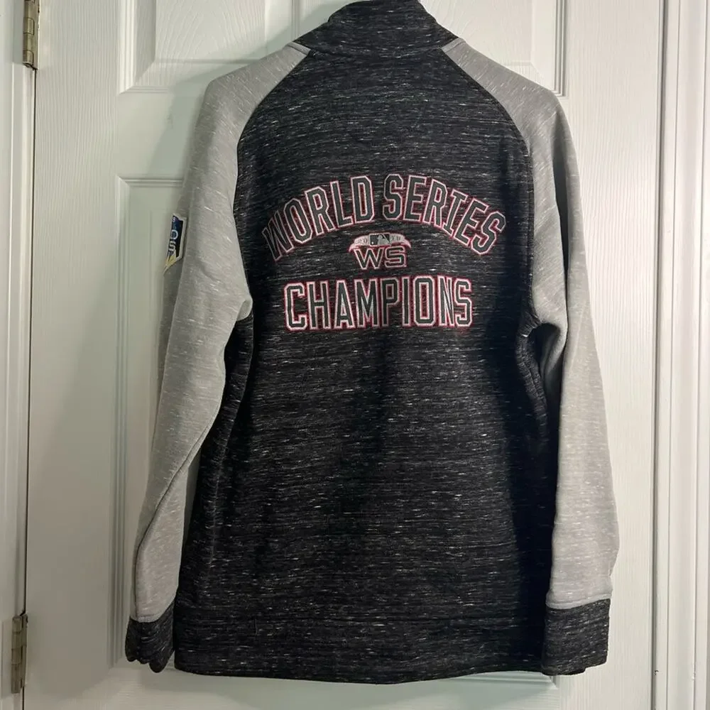 Majestic Black Boston Red Sox 2018 World Series Champs Podium Jacket SZ Medium